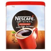 Nescafe, Original Coffee Granules, 1kg Tub