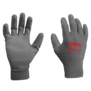 Warrior Grey PU Coated Gloves, Size 6 - 11, per pair