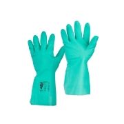 Warrior Green Nitrile Gauntlets, Pack of 12 Pairs (M/8)