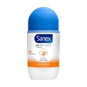 Sanex Dermo Sensitive Roll On, 50ml, Per Case of 6