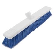 Abbey 18" Washable Plastic Hygiene Soft Broom Head - Various Colours