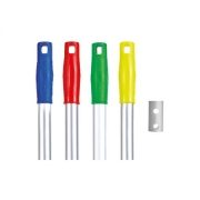 Aluminium Handle with Various Coloured Grips for Metal Floor Squeegees