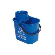 Professional 15 Litre Mop Bucket with Wringer - Various Colours