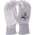 White PU Coated Gloves, PXP-WH, Size 10, Pack of 10 pairs