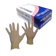 Repackaged Gloveman PF Smooth Latex Gloves, 1 x 100, Size XS or M