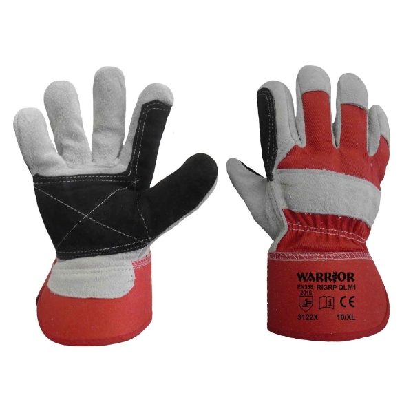 Warrior Red HQ Rigger Gloves, Size 10, Pack of 12 Pairs