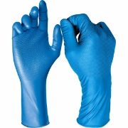DG-Maxim 30cm Blue Fish Scale Nitrile Gloves, 1 x 50, L