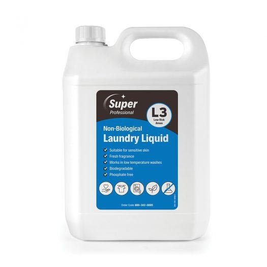 Super Non Biological Laundry Detergent, L3, 5L per Case of 2