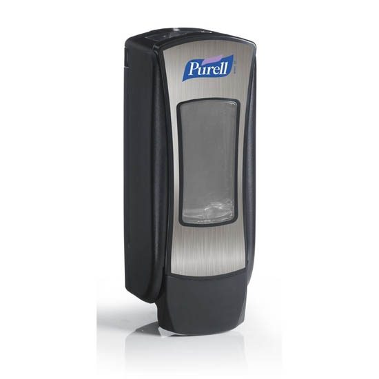 Purell Dispenser, Chrome/Black, ADX 1200ml (8828-06)