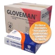 G15 Gloveman Clear Vinyl Gloves Pallet Deal