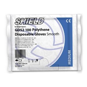 G21 Shield Polythene Gloves Clear