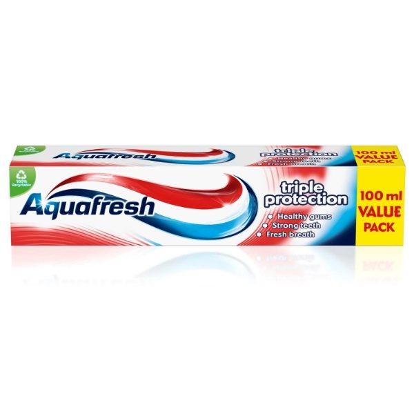 Aquafresh Triple Protection Toothpaste, 100ml per Case of 12