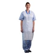 White Aprons on a Roll, 27 x 46", 16mu, Case of 5 x 200