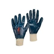 Warrior Blue Heavyweight Nitrile Gloves - 12 Pairs, Size 8-10