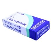 G35 - Gloveman Powder Free Blue Nitrile Gloves 100pcs Sizes XS - XL