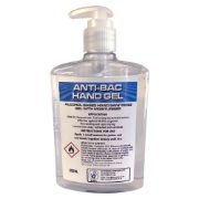 HND29/C - Gloveman Hand Sanitiser Gel 500ml Pump Bottle per case of 12