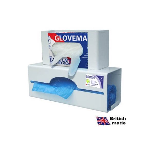 vgda14-1 GSL Single Glove and Apron Dispenser, Antimicrobial_New gloveman Label