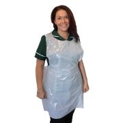 Flat Pack Aprons, White Superior, 27 x 40", Case of 10 x 100