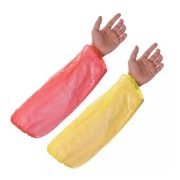 Polythene Oversleeves, 400mm, Red or Yellow, Pack of 100