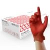 Unicare Powder Free Red Vinyl Gloves, 1 x 100, XL