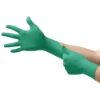 0192-600/L - Ansell Touch N Tuff PF Green Nitrile Gloves Size 8.5-9 (100)