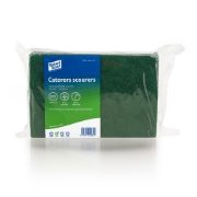 HK1046 - Scourer, Green, Caterers, 9 x 6", Pack of 10