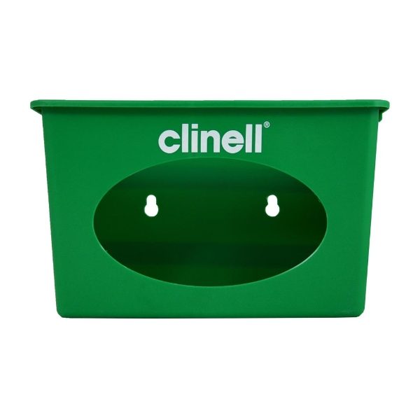 Clinell Wall Mounted Universal Wipes Dispenser - Green