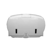 DISP1271 - Excel Plastic Twin Mini Jumbo Dispenser, White ABS Plastic