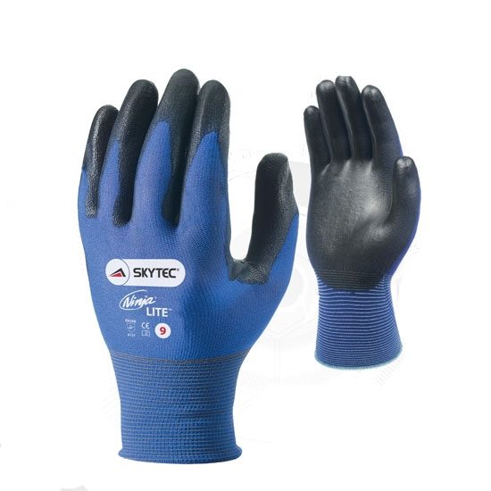Skytec Ninja Lite PU Coated Gloves, Size L (9) per pair
