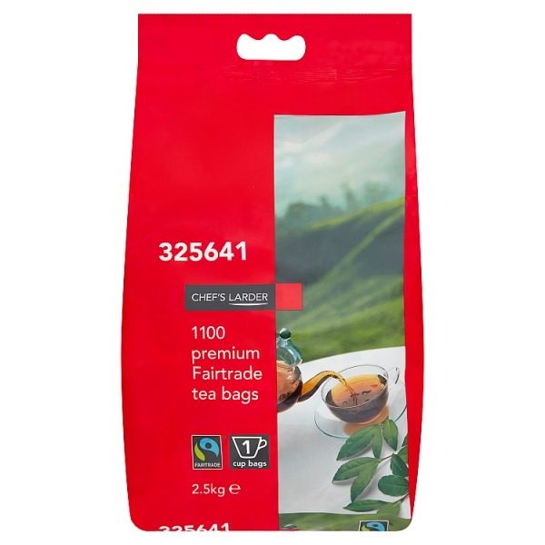 MIS61 Tea Bags Chefs Larder Fairtrade