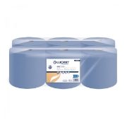 P207 - Lucart Towel Rolls, Blue 1 Ply, 861289, 180m per 6 rolls