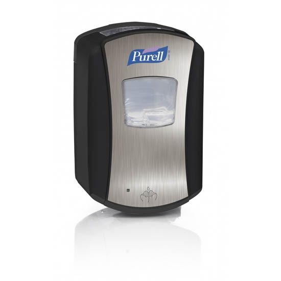 Purell Touch Free Dispenser Chrome/Black, LTX 700ml (1328-04)
