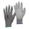 G165PK - Warrior Grey PU Coated Gloves, Size 6 - 10, Pack of 12 Pairs